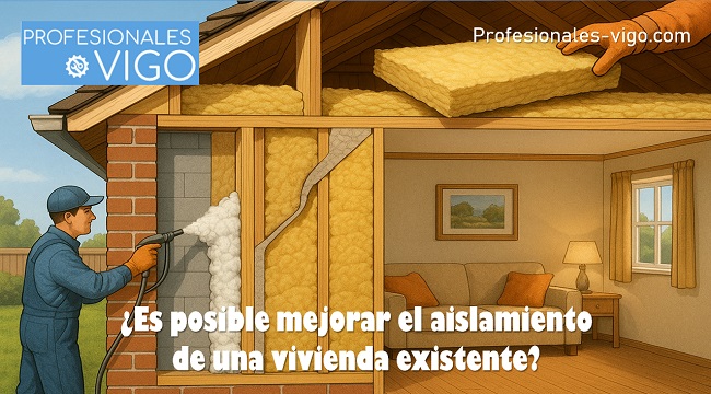 Es posible mejorar el aislamiento de una vivienda existente