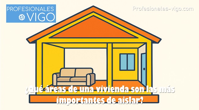 Qué áreas de una vivienda son las más importantes de aislar