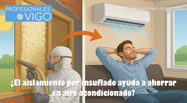 ¿El aislamiento por insuflado ayuda a ahorrar en aire acondicionado?