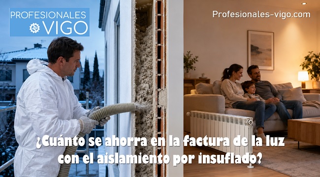 ¿Cuánto se ahorra en la factura de la luz con el aislamiento por insuflado?