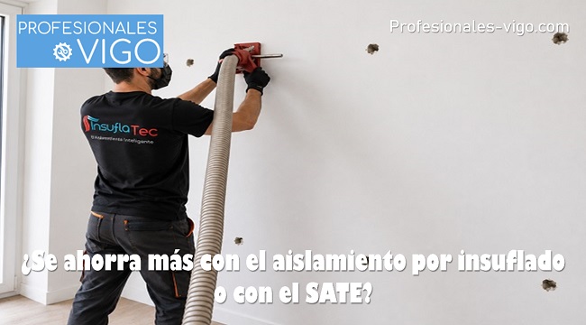 ¿Se ahorra más con aislamiento insuflado o con SATE?